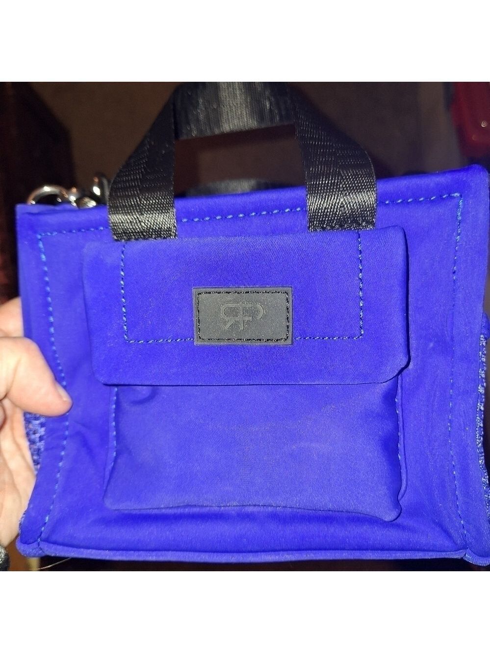 RP Logo Blue Small Square Bag